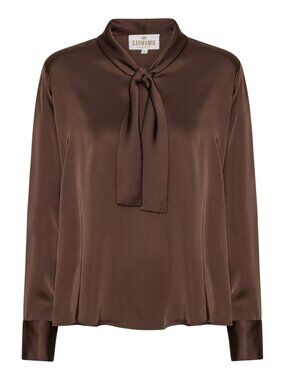 Karmamia - Audrey Blouse – Semi Rich Brown - Size S - NWT